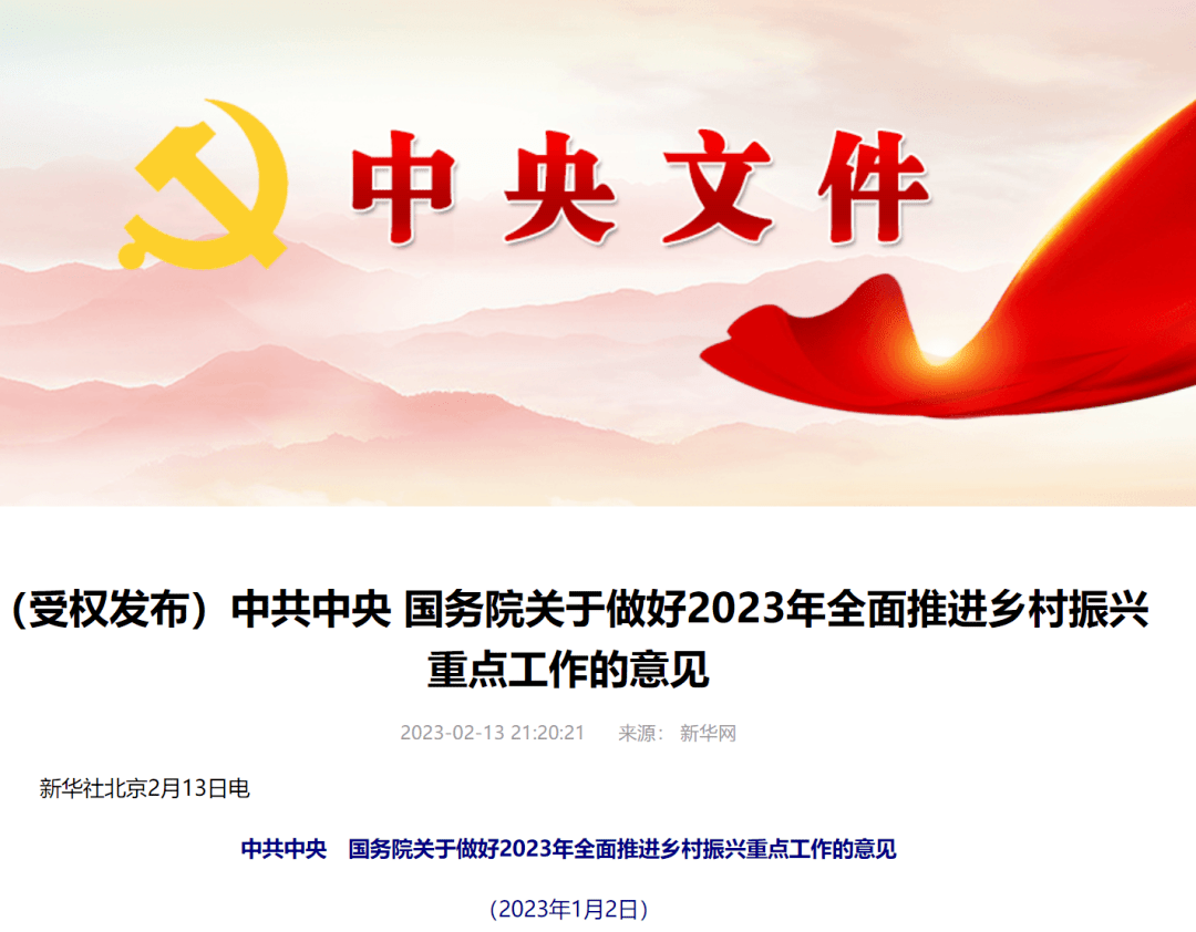 中央最新文件揭示未来发展的重要策略与方向